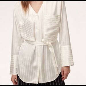 Wilfred satin blouse